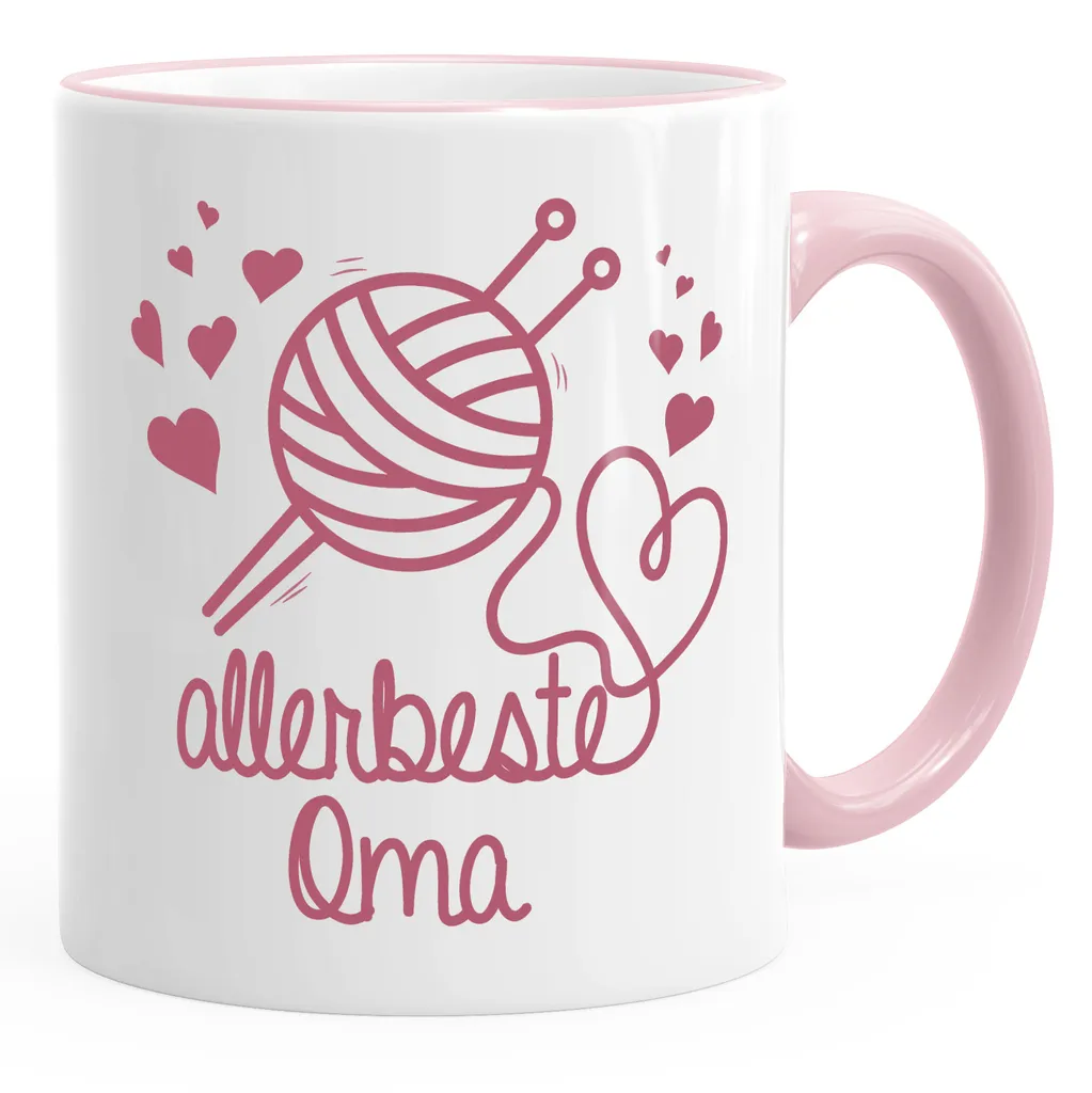 Kaffee-Tasse Allerbeste Oma Geschenk-Tasse für Großmutter Teetasse MoonWorks®  unisize